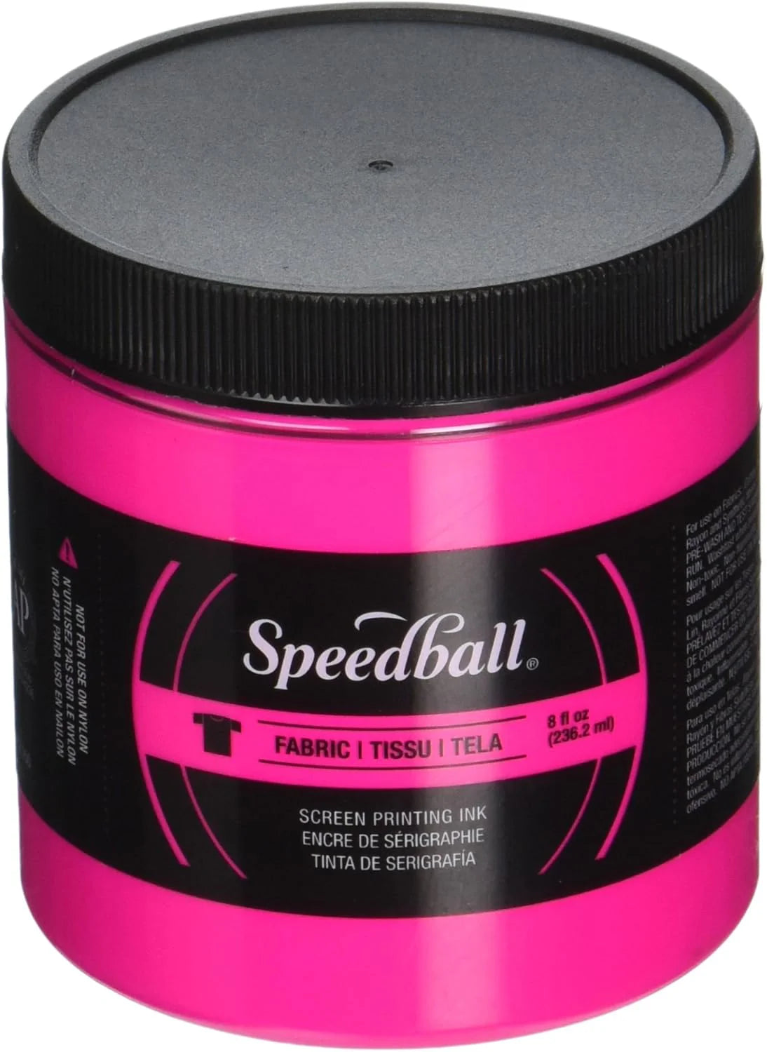 FABRIC SCREEN PRINTING INK 236ML - FLUORO MAGENTA