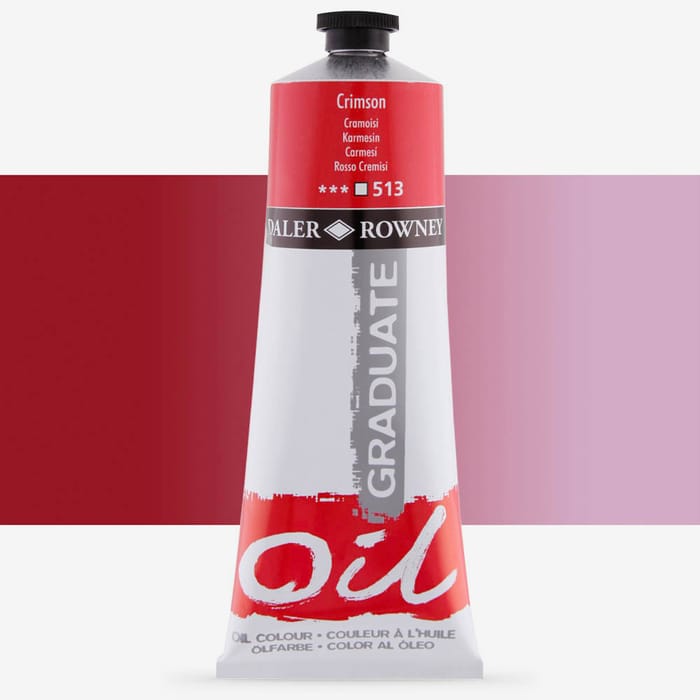 Daler-Rowney Graduate Oil Paint 200ml Crimson