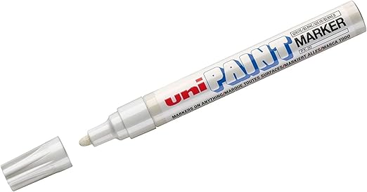 Paint Marker Bullet tip Color White