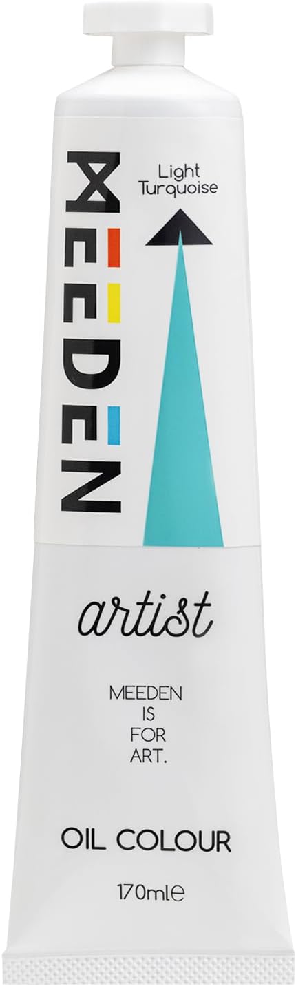 Meeden Oil Paint Light Turquoise Blue - 170ml/5.7oz
