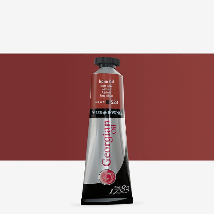Daler-Rowney Georgian Oil Paint  38ml Indian Red