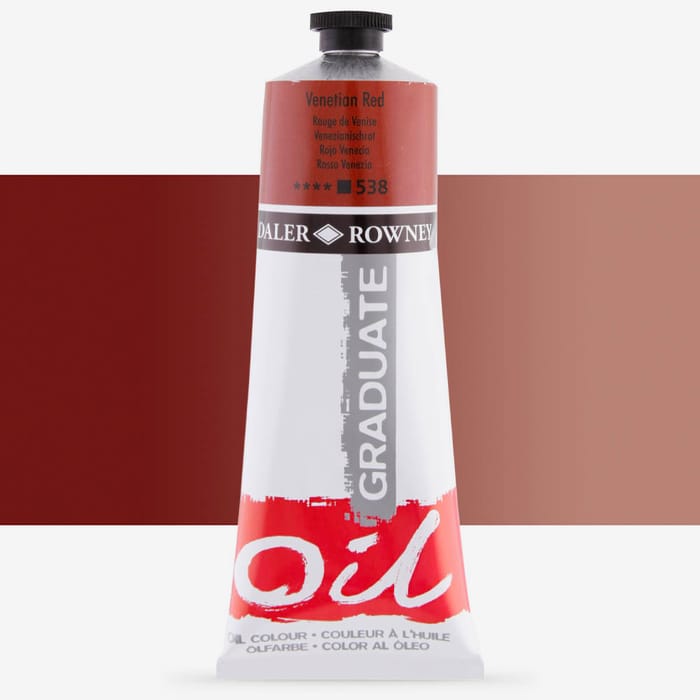 Daler-Rowney Graduate Oil Paint 200ml Venetian Red