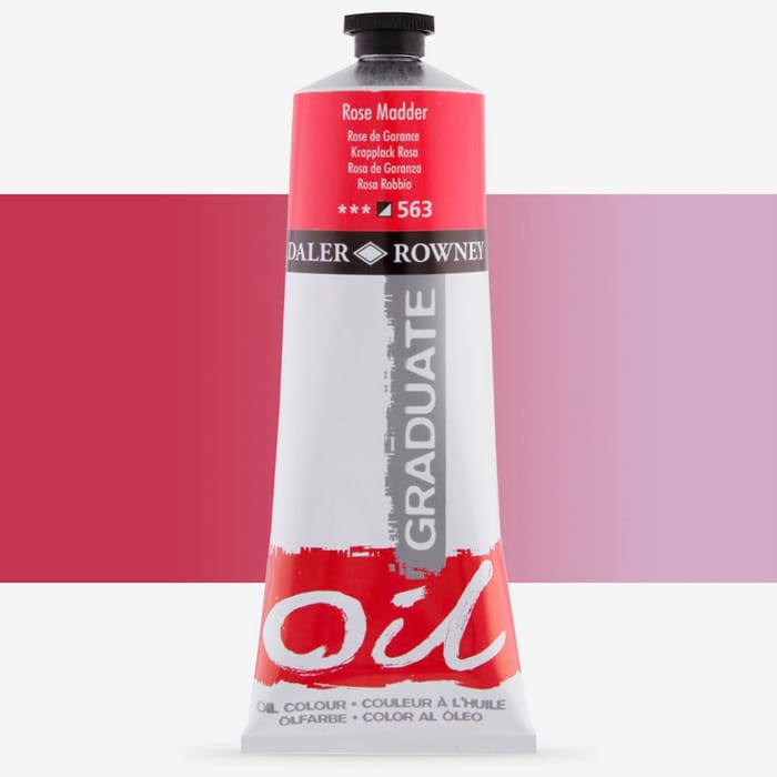 Daler-Rowney Graduate Oil Paint 200ml Rose Madder
