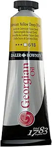 Daler Rowney Georgian Oil Paint Cadmium Yellow Deep Hue 38m