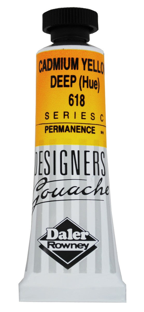 Daler-Rowney Designers' Gouache Paint 15ml Cadmium Yellow Deep Hue