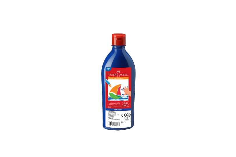 FABER CASTELL TEMPERA FUN PAINT 500 ML BRILLIANT BLUE