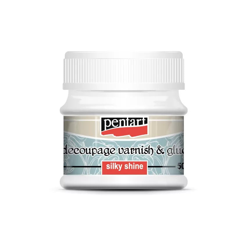 Pentart Decoupage Varnish & Glue Silky-Shine 50 Ml