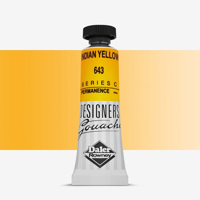Daler-Rowney Designers' Gouache Paint 15ml Indian Yellow