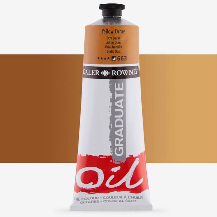 Daler-Rowney Graduate Oil Paint 200ml Yellow Ochre
