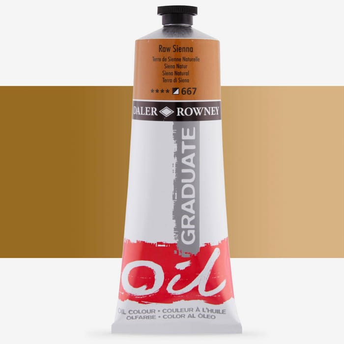 Daler-Rowney Graduate Oil Paint  200ml Raw Sienna