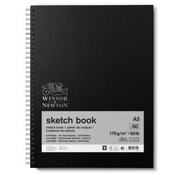 Winsor & Newton Sketch Book Wire 170 GSM, A3 50 Sheets