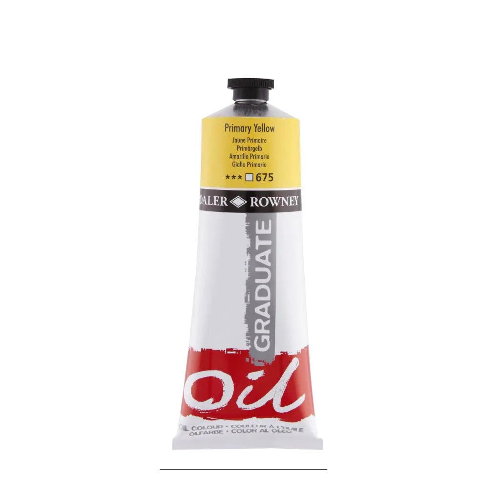 Daler-Rowney Graduate Oil Paint 200ml Primary Yellow