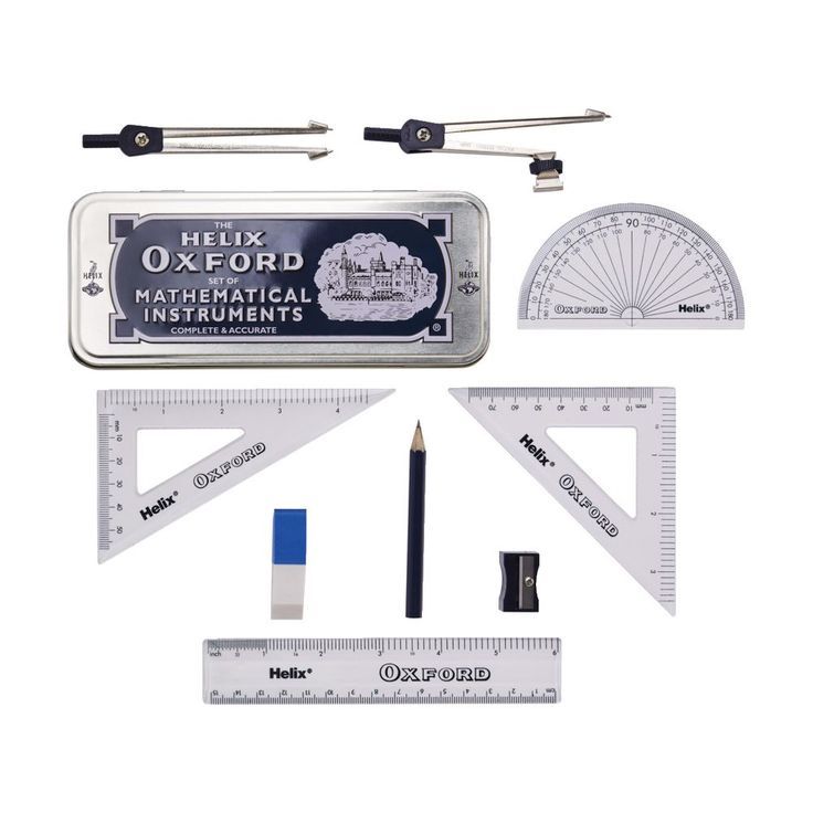 HELIX MATHEMATICAL SET OXFORD BLUE
