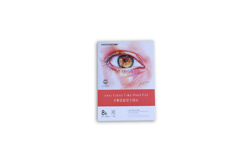 POTENTATE COTTON COLOR PENCIL PAD 200 GSM SIZE 27X38 CM