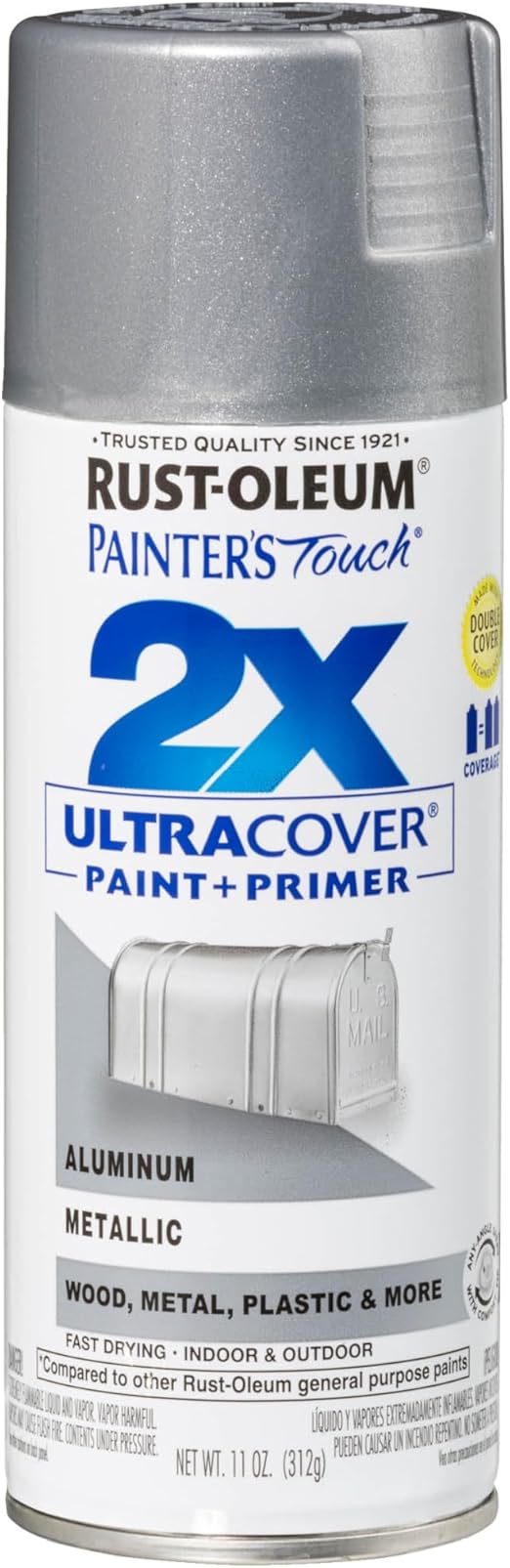 Rust-Oleum Painter's Touch 2X Ultra Cover Metal Aluminum 12 Oz