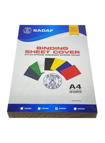 BINDING SHEET PAPER A4 230 GSM 100SHEET BROWN