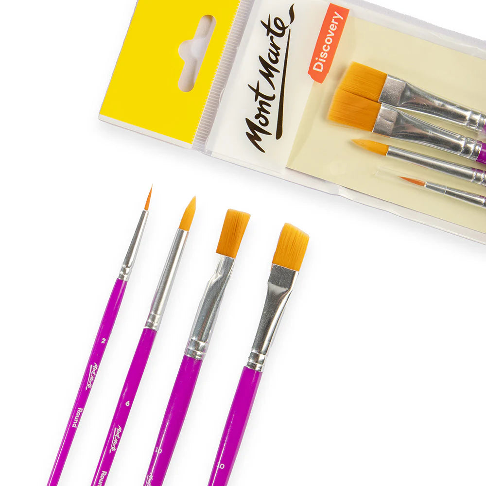 Mont Marte Assorted Brush Set Discovery 4pc