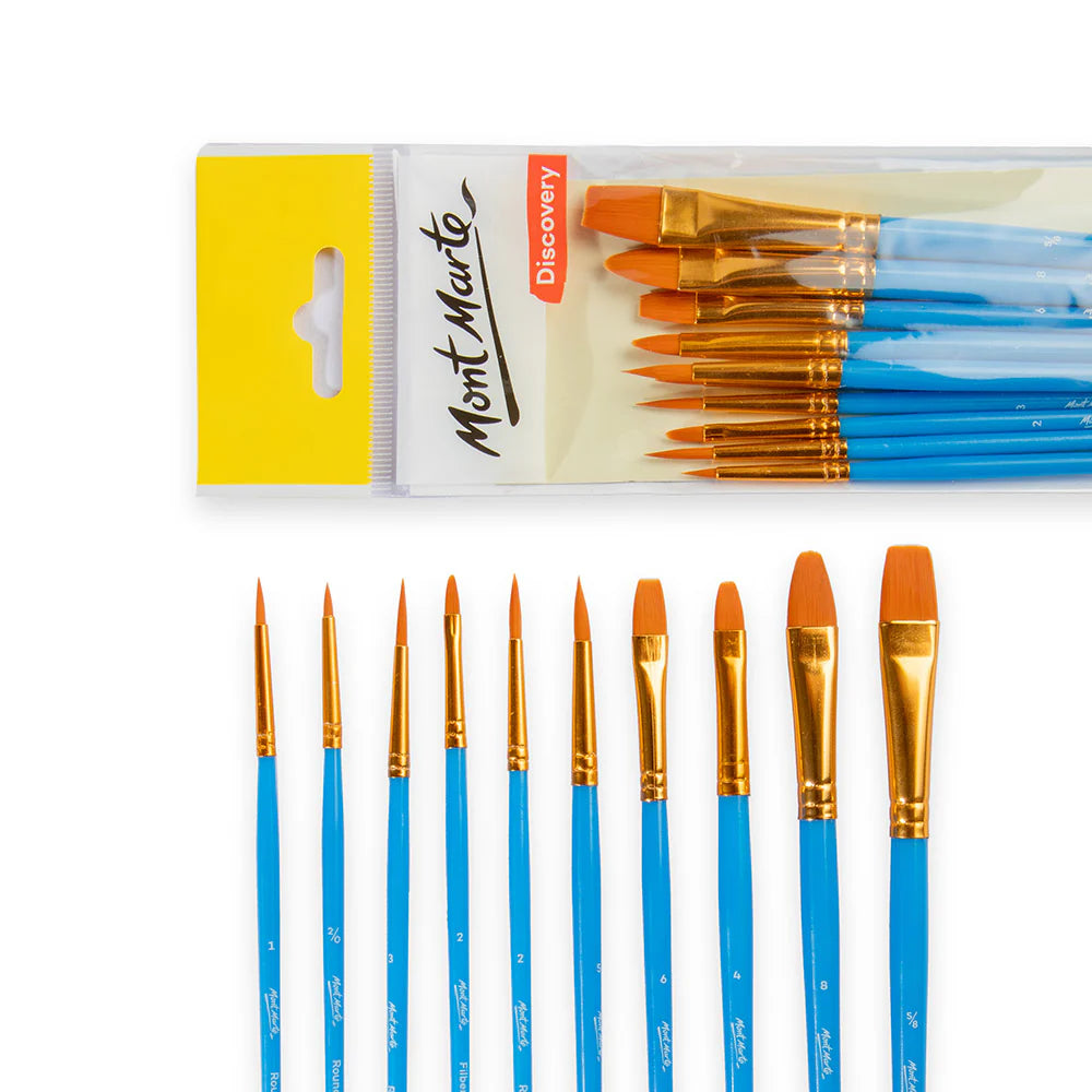 Mont Marte Assorted Brush Set Discovery 10pc