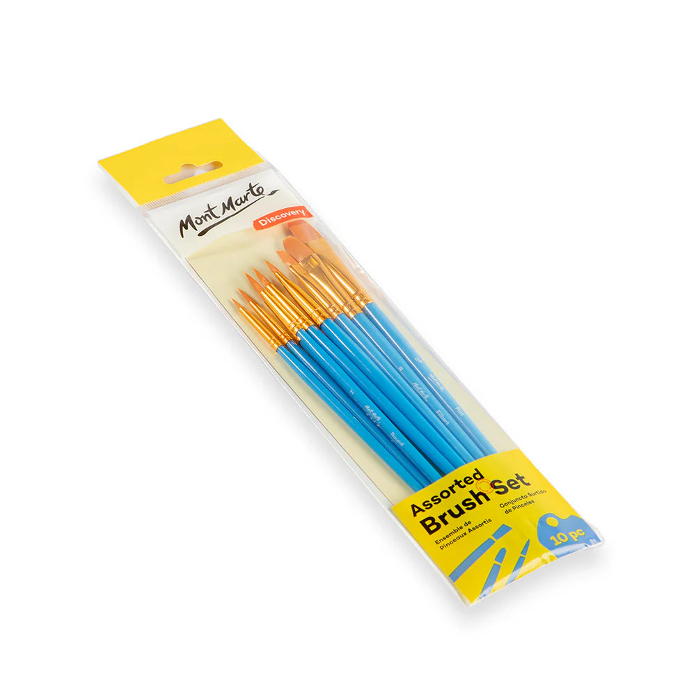 Mont Marte Assorted Brush Set Discovery 10pc