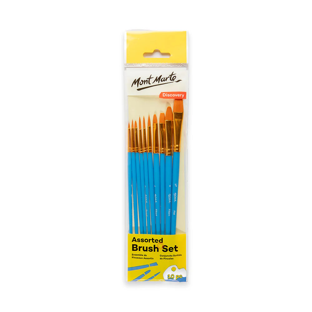 Mont Marte Assorted Brush Set Discovery 10pc