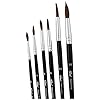 Funbo Short Round Water Color Brush Set 6-Pieces