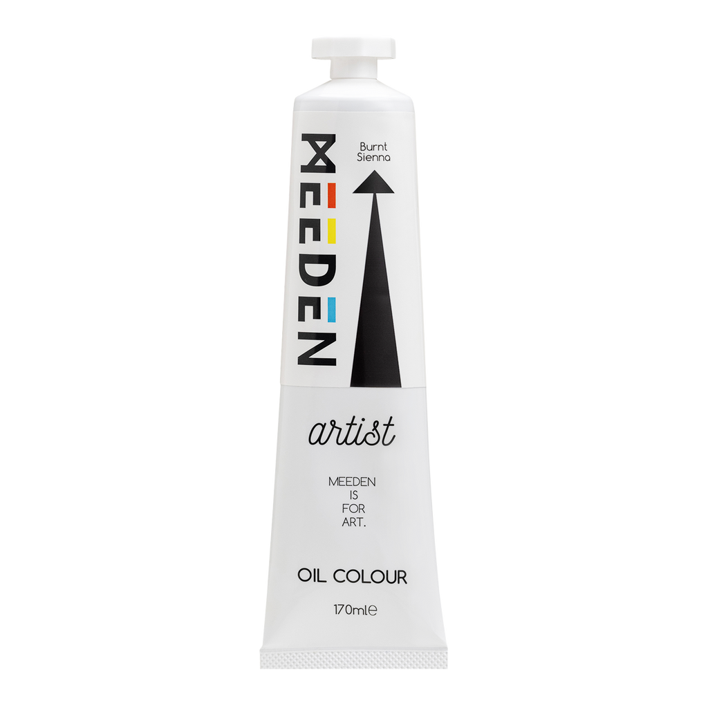 Meeden Oil Paint Burnt Sienna - 170ml/5.7oz