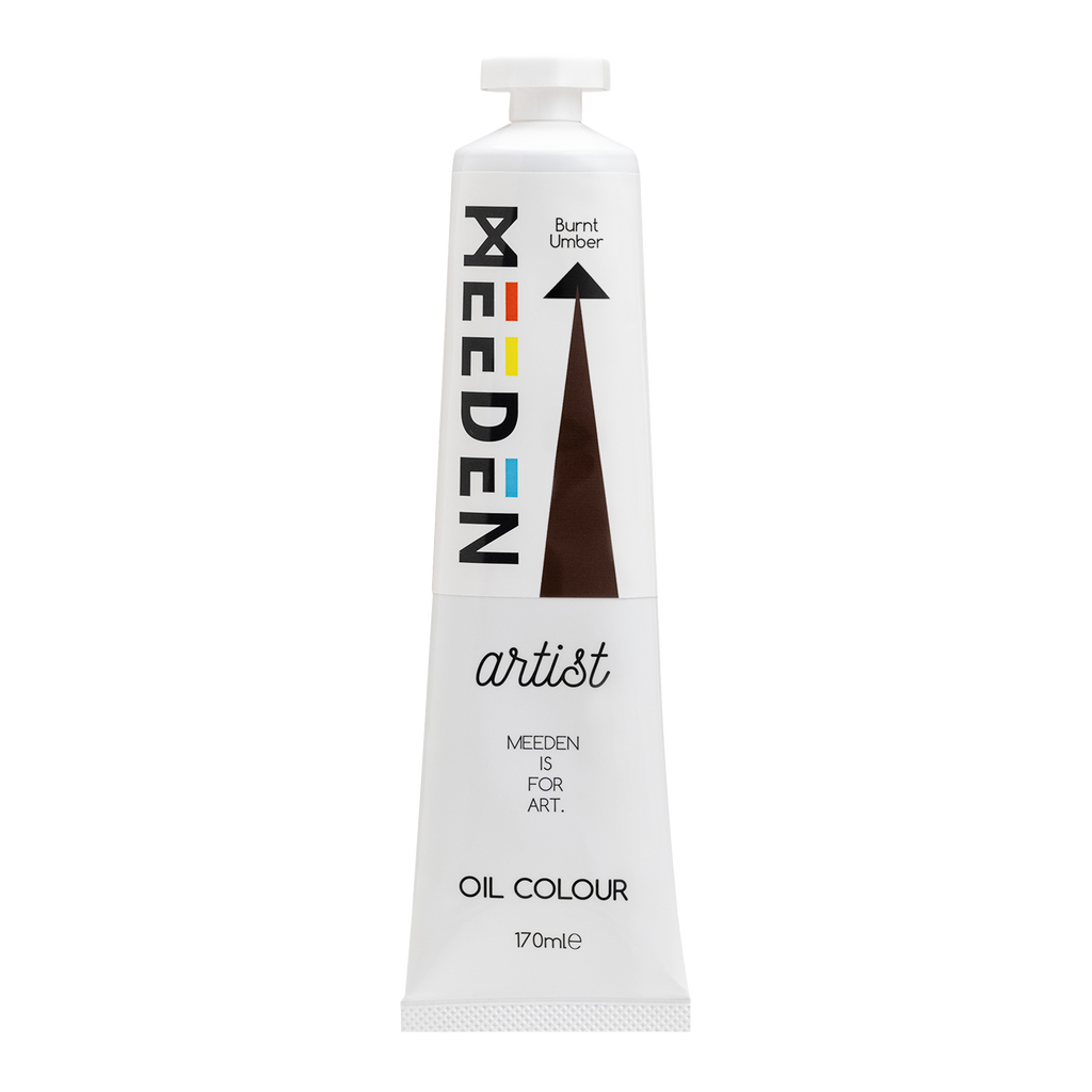 Meeden Artist Oil Paint Burnt Umber - 170ml/5.7oz