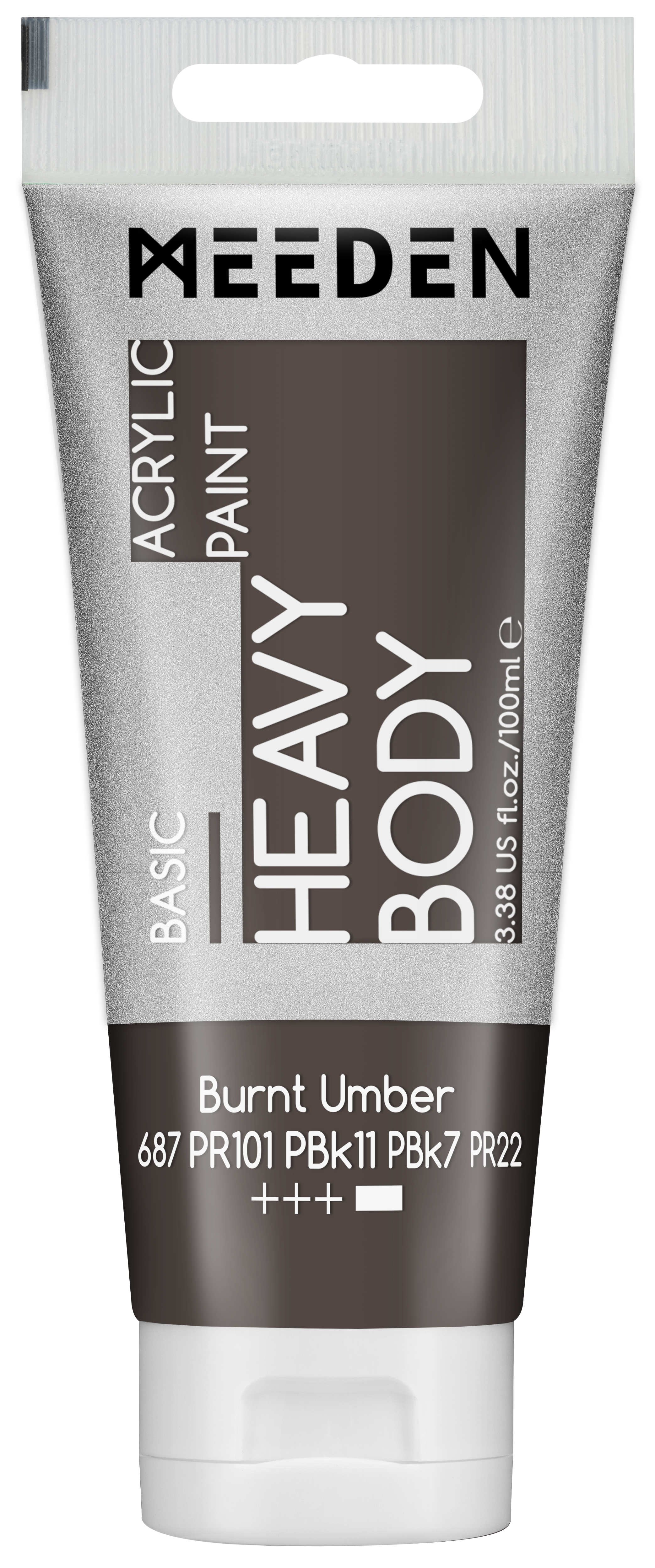 Meeden Heavy Duty Acrylic Paint 100ml Burnt Umber