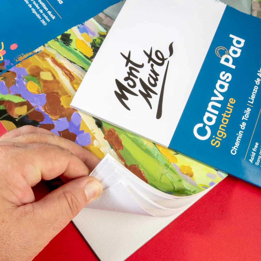 Mont Marte Canvas Pad Signature 10 Sheet A3 (11.7 x 16.5in)