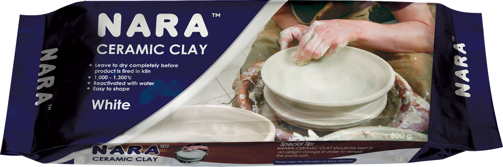 Nara White Ceramic Clay  500 Grm