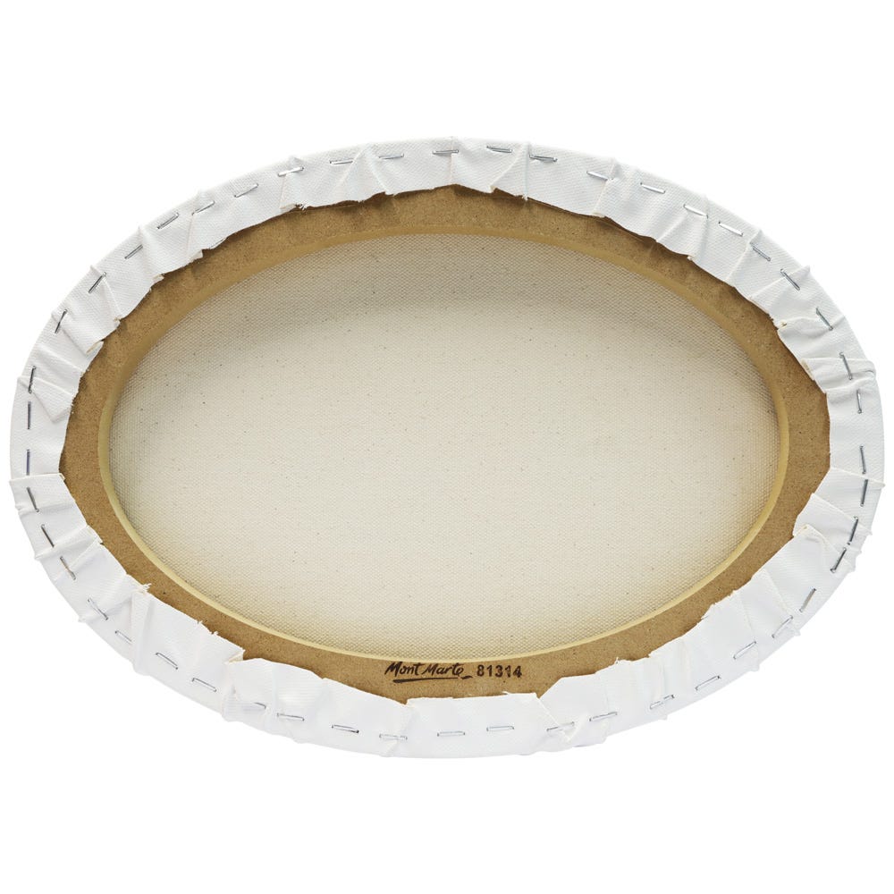 Mont Marte Double Thick Canvas Oval Signature 25.4 x 35.6cm (10 x 14in)