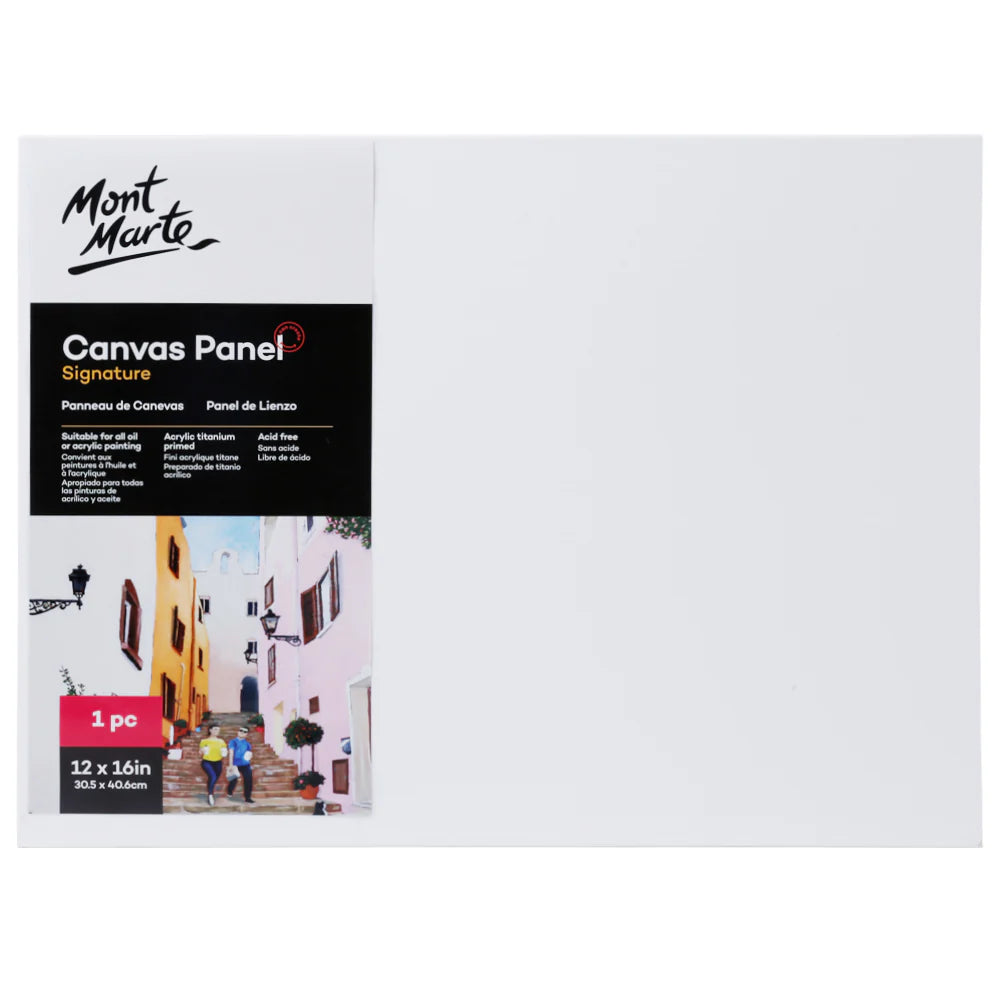 Mont Marte Canvas Panel Signature 1pc 30.5 x 40.6cm (12 x 16in)