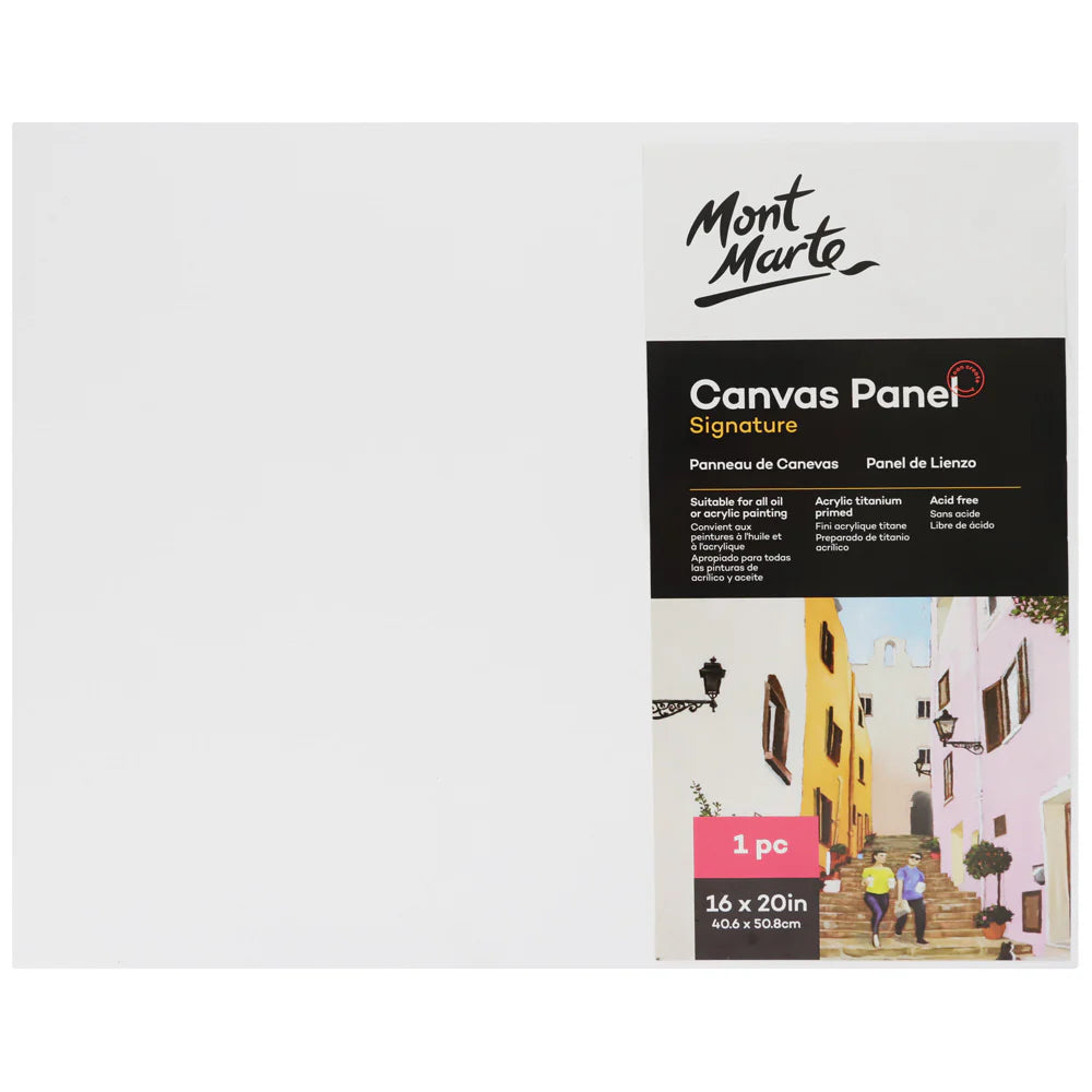 Mont Marte Signature Canvas Panel 1Pc 40.6 X 50.8Cm (16 X 20In)
