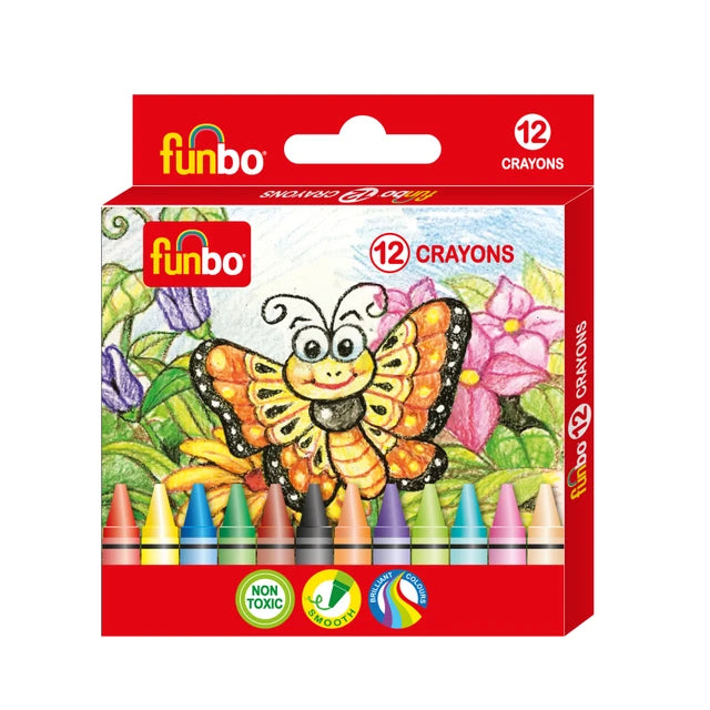 Funbo Crayons 12 Colors