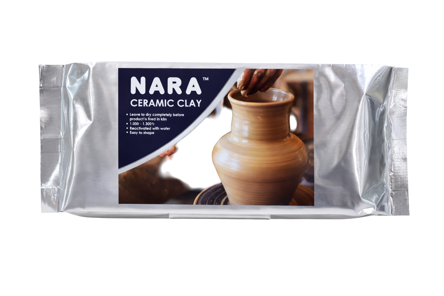 Nara White Ceramic Clay  1 Kg