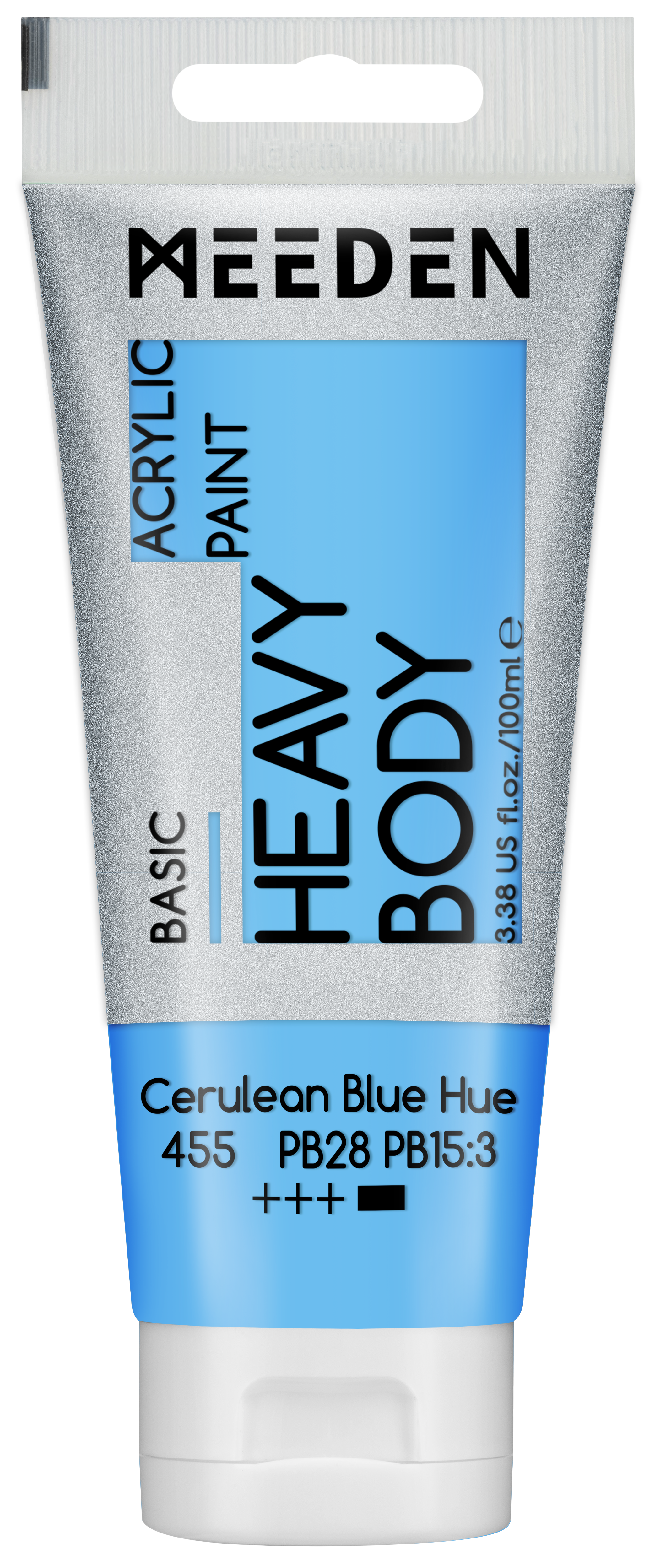 Meeden Heavy Duty Acrylic Paint 100ml Cerulean Blue Hue