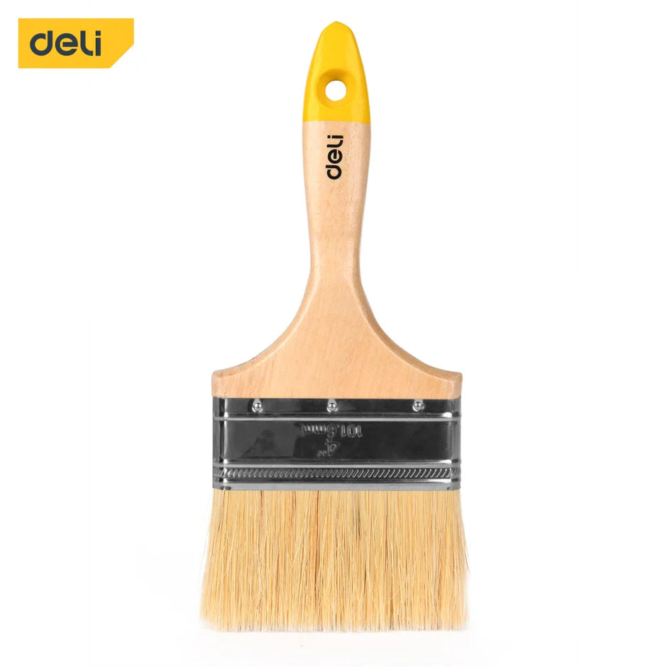 Deli Wooden Handle Paint Brush 4  EDL509124