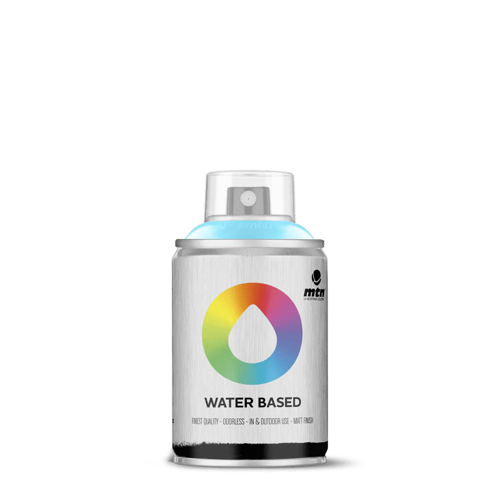 MTN WATERBASED SPRAY PAINT 100 PHTHALO BLUE LIGHT 100ML
