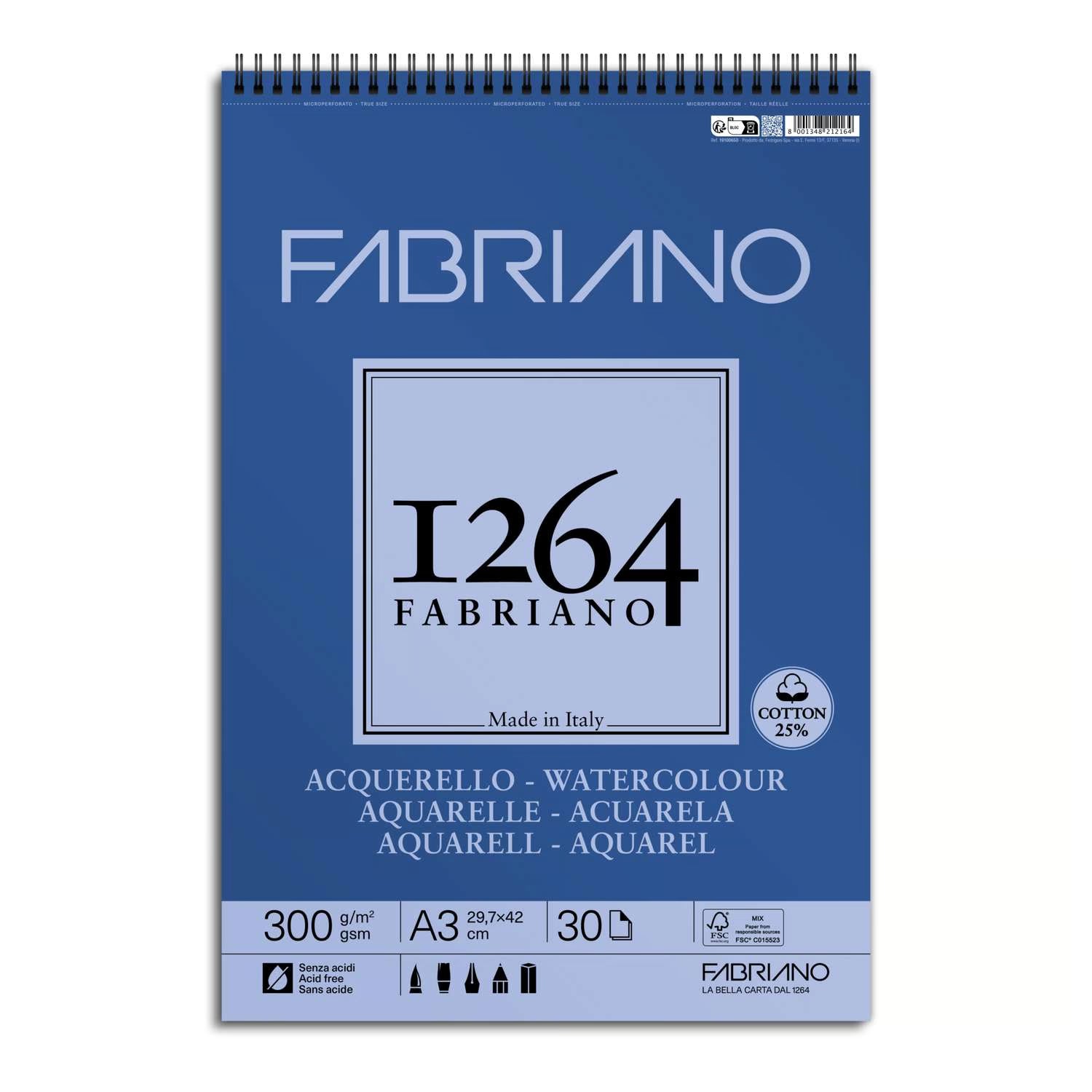 Fabriano MIXED MEDIA PAD A4 300GSM