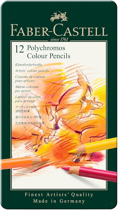 Faber Castell Polychromos Color Pencil Set - Pack Of 12