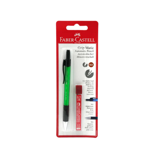 FCC137501 – Faber-Castell Grip Matic Mechanical Pencil 0.5mm