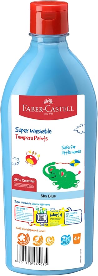 FABER-CASTELL Tempera Fun Paints 500Ml Sky Blue