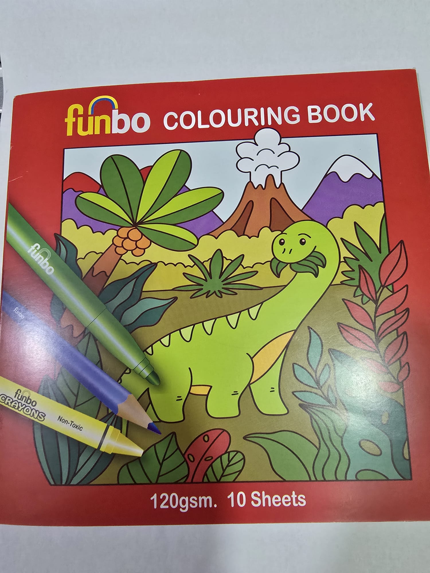 FUNBO COLORING BOOK 10 SHEETS 120 GSM