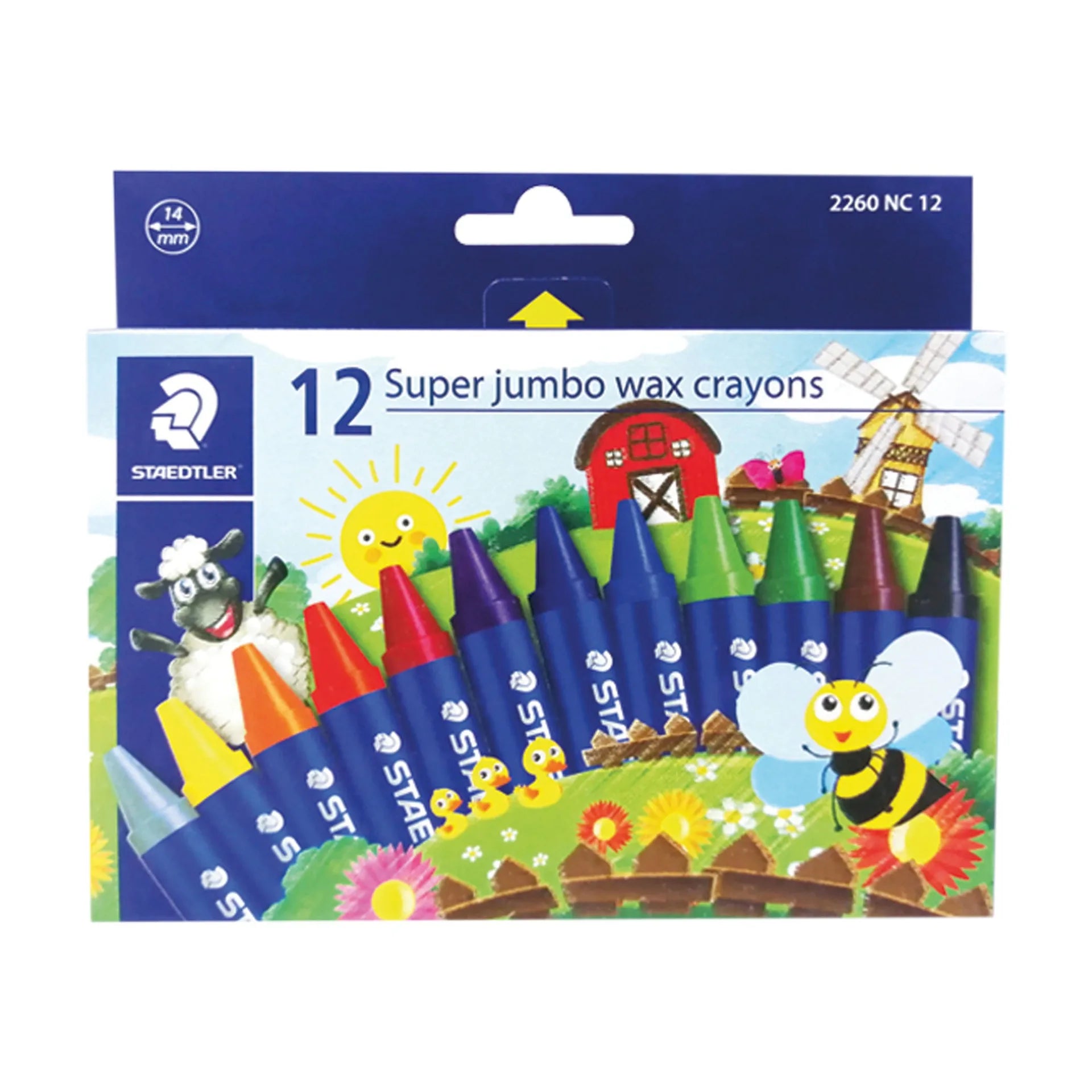 Staedtler Super Jumbo Crayons 12 pcs Set
