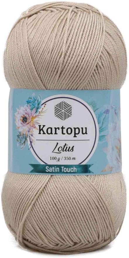 Kartopu K874 Lotus Knitting Yarn 100 g, 350 Meter Lengt