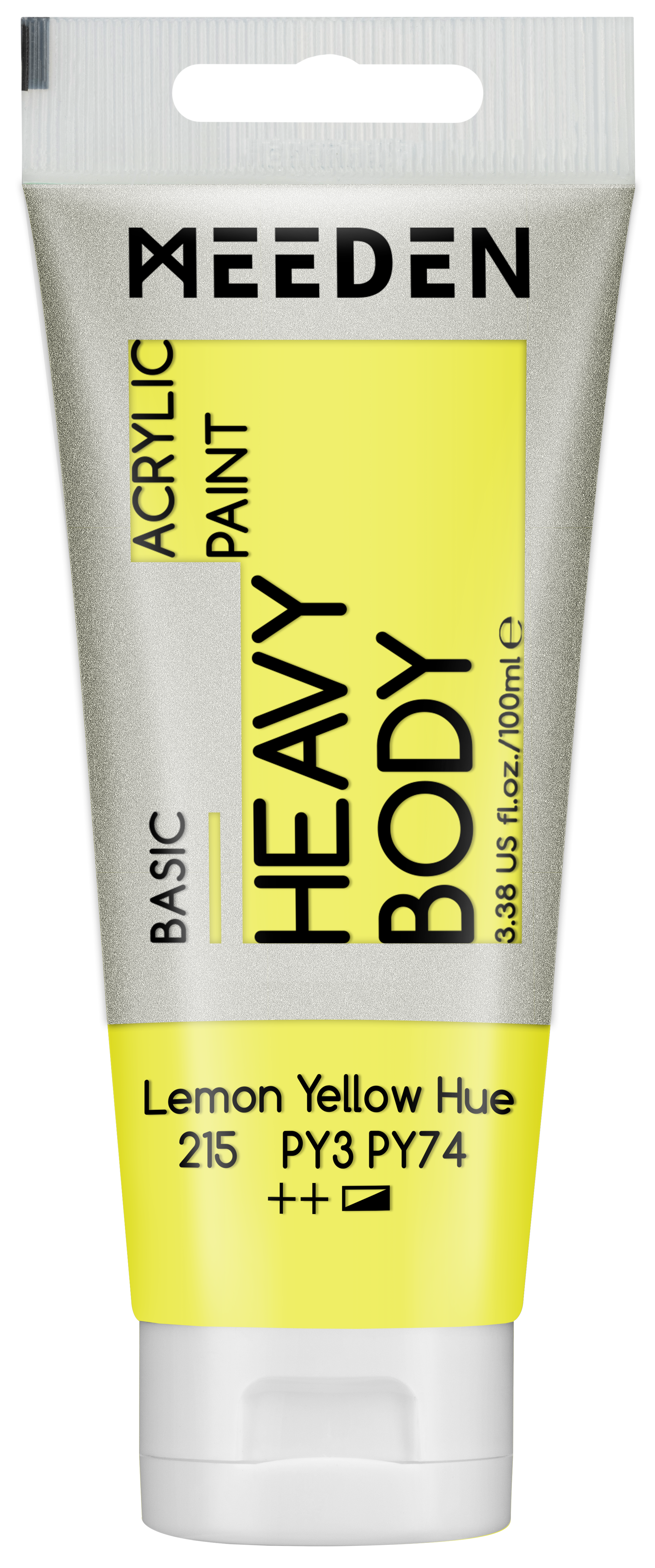 Meeden Heavy Duty Acrylic Paint 100ml Lemon Yellow Hue
