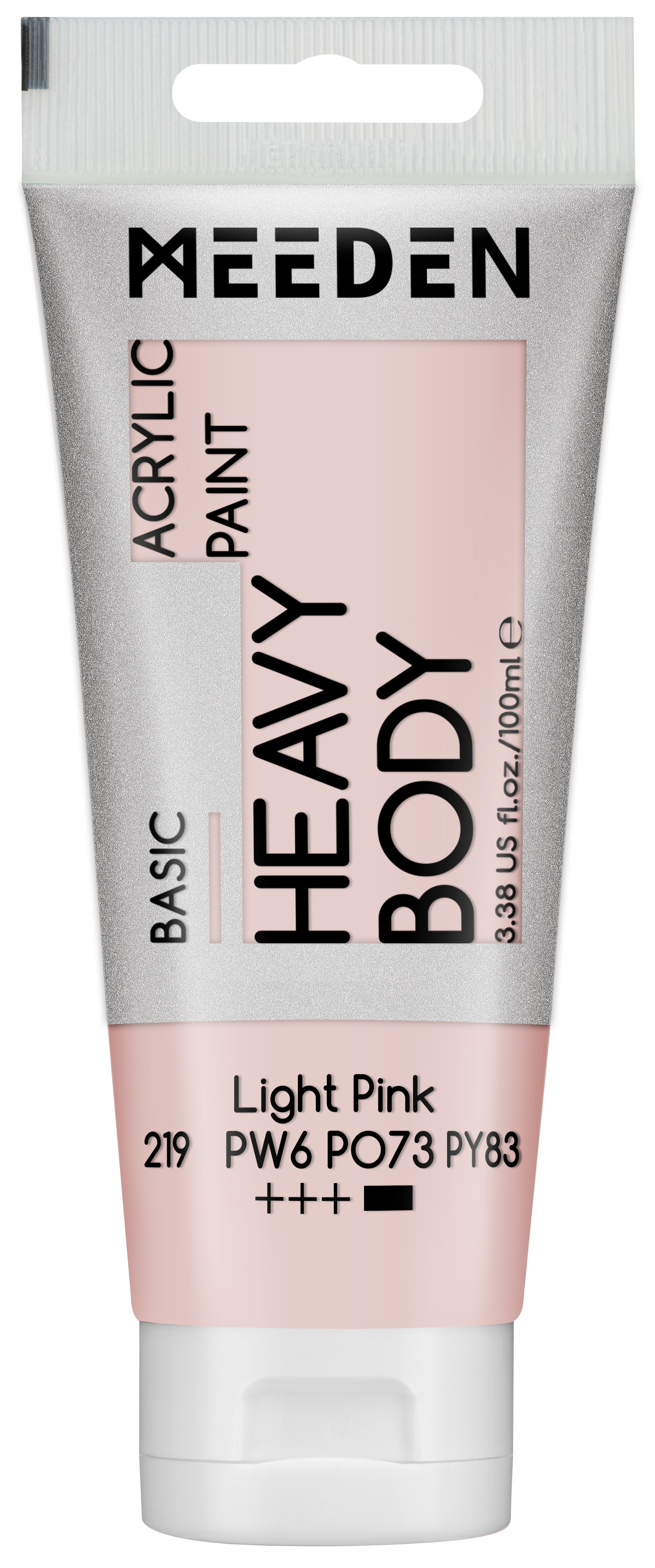 Meeden Heavy Duty Acrylic Paint 100ml Light Pink