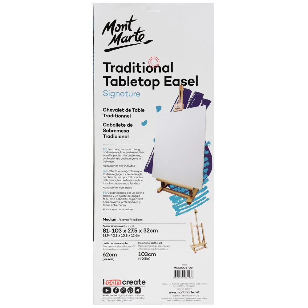 Mont Marte MM Traditional Desk Easel