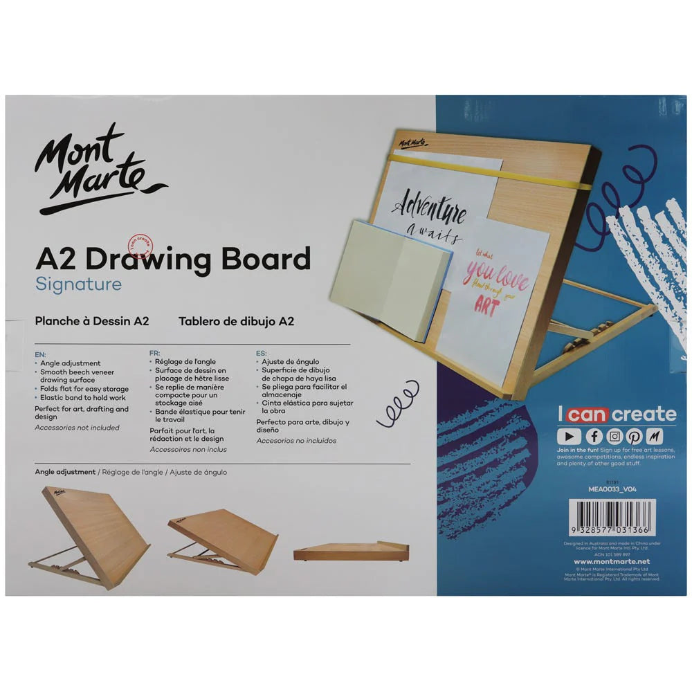 Mont Marte A2 Drawing Board Signature 65 x 48.2 (25.5 x 19in)
