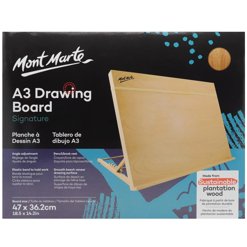 Mont Marte A3 Drawing Board Signature 47 x 36.2cm (18.5 x 14.2in)